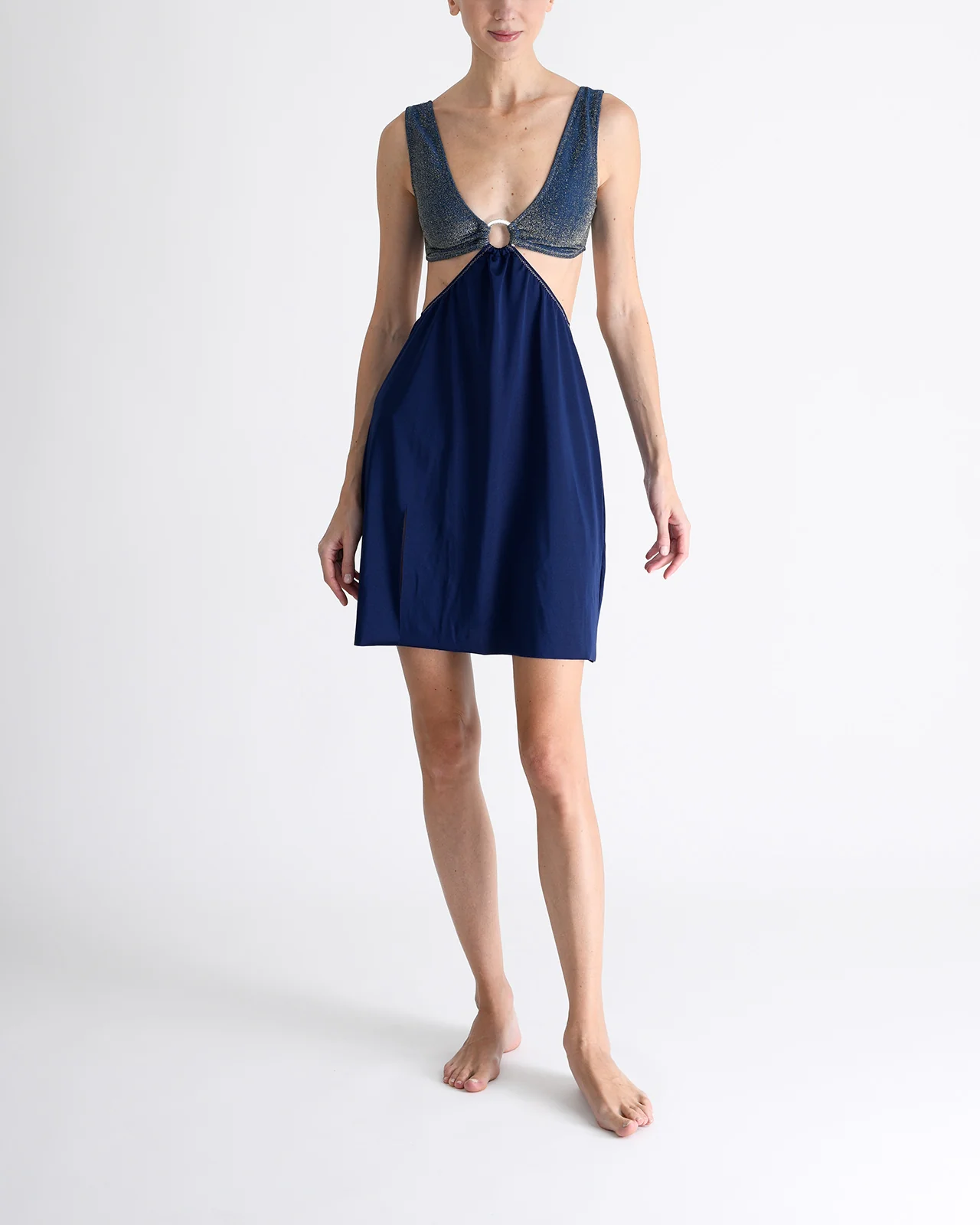 Mini Vestido Blue Capri