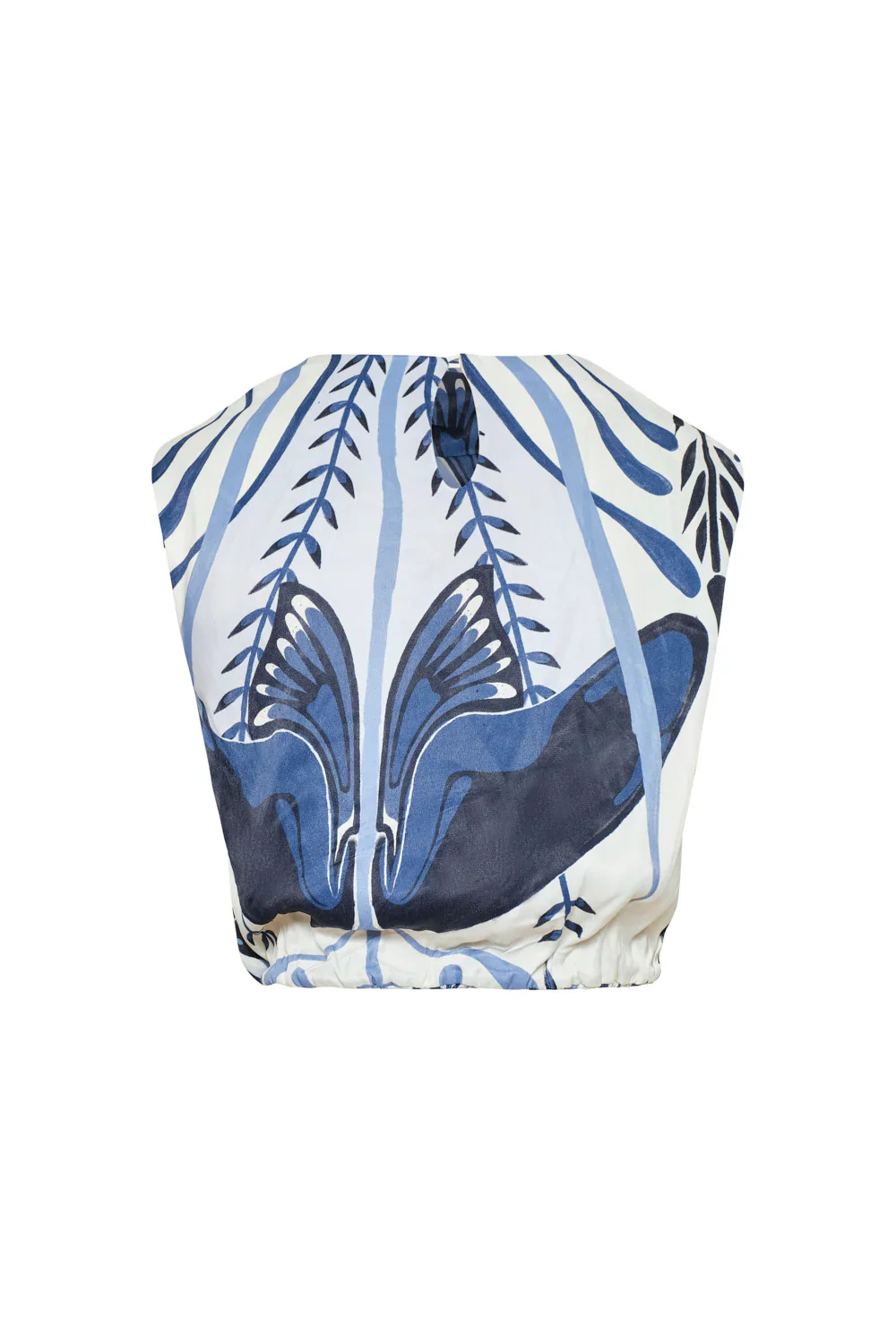 Blusa Aura De Jade Ivory Navy - Image 2