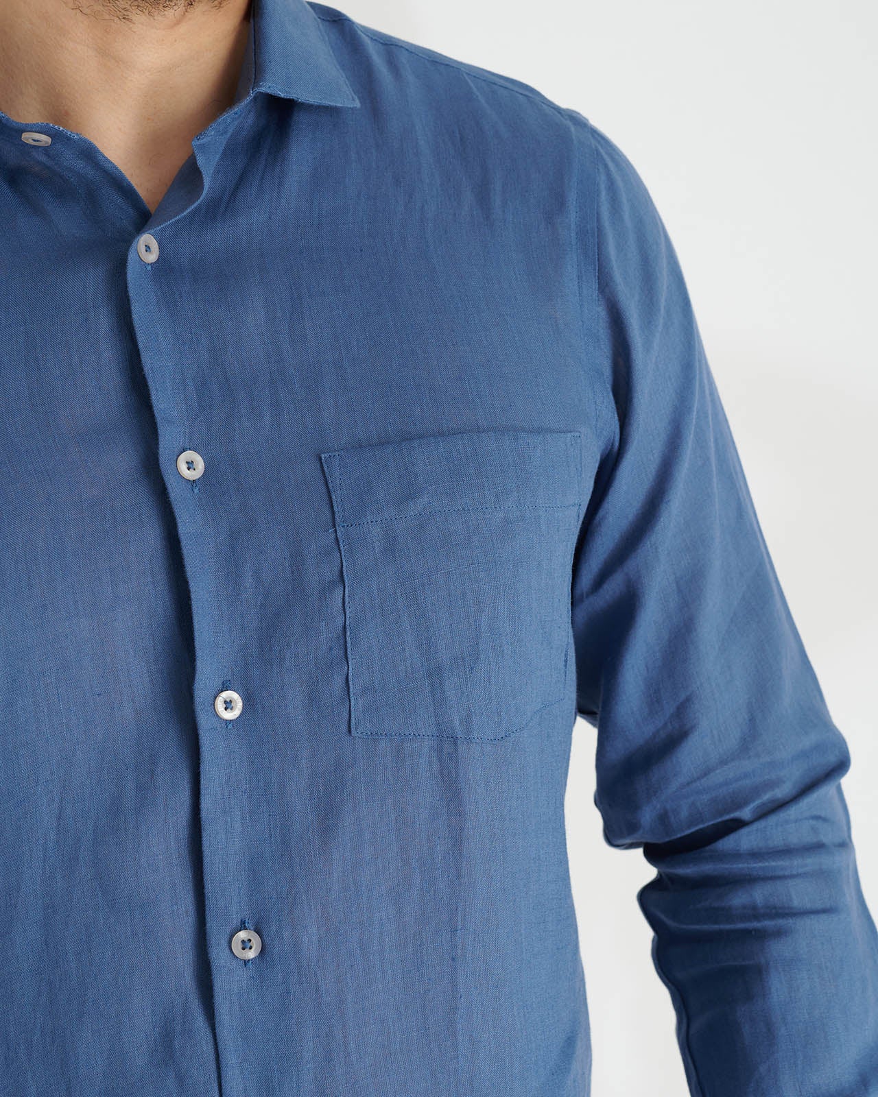 Camisa De Lino Manga Larga - Image 4