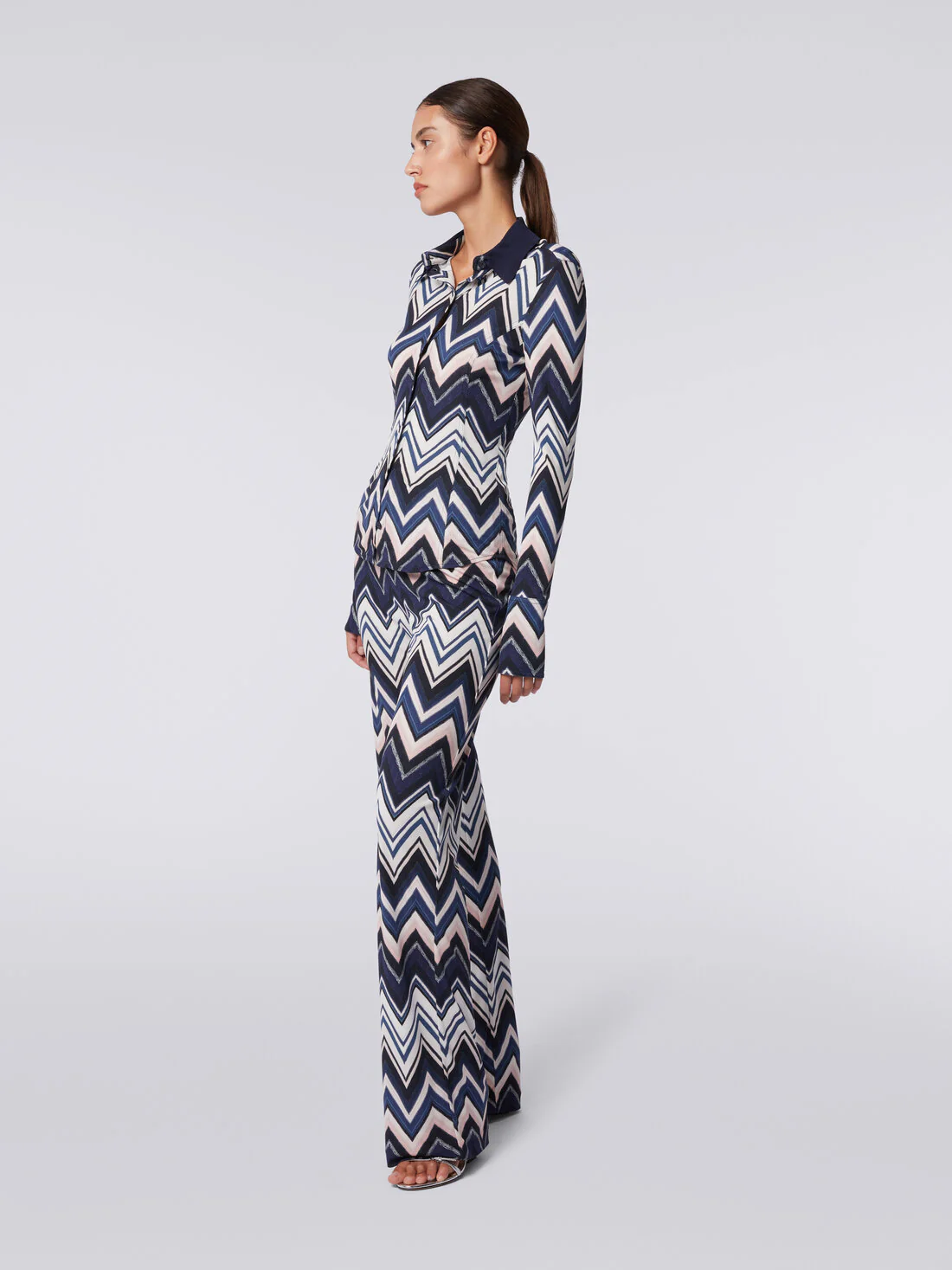 Camisa De Viscosa Con Estampado Zigzag - Image 2