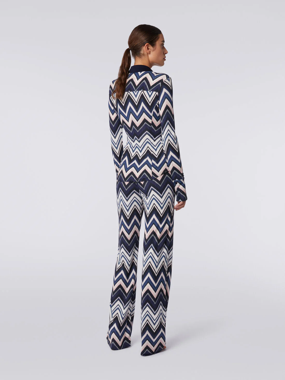 Camisa De Viscosa Con Estampado Zigzag - Image 3