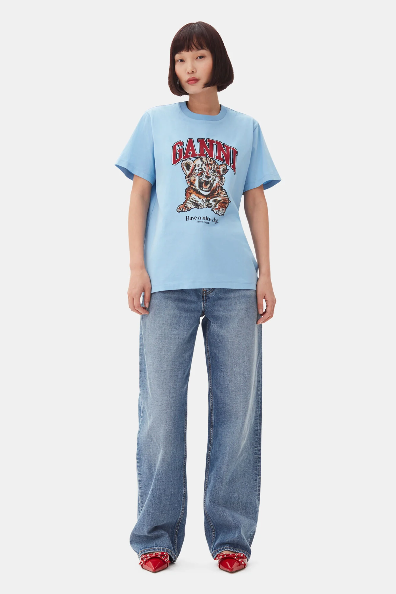 Camiseta Basic Jersey Tiger Relaxed
