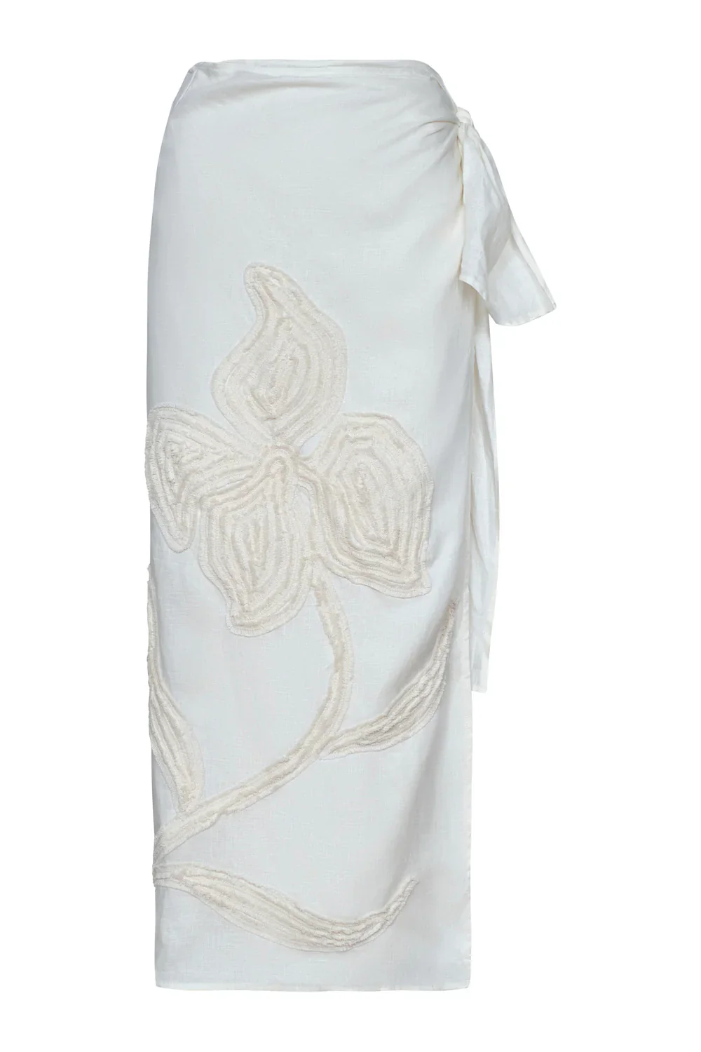 Midi Falda Samoa Vainilla
