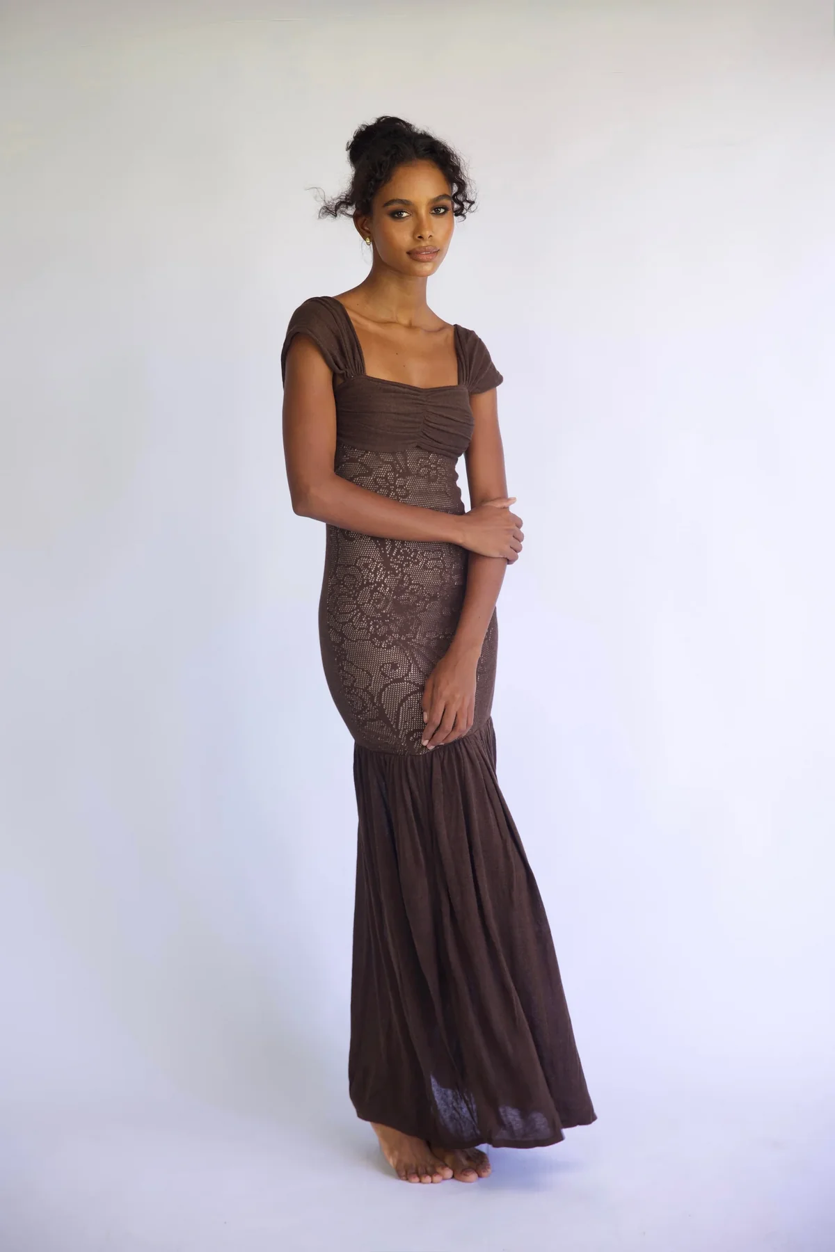 Maxi Vestido Areia