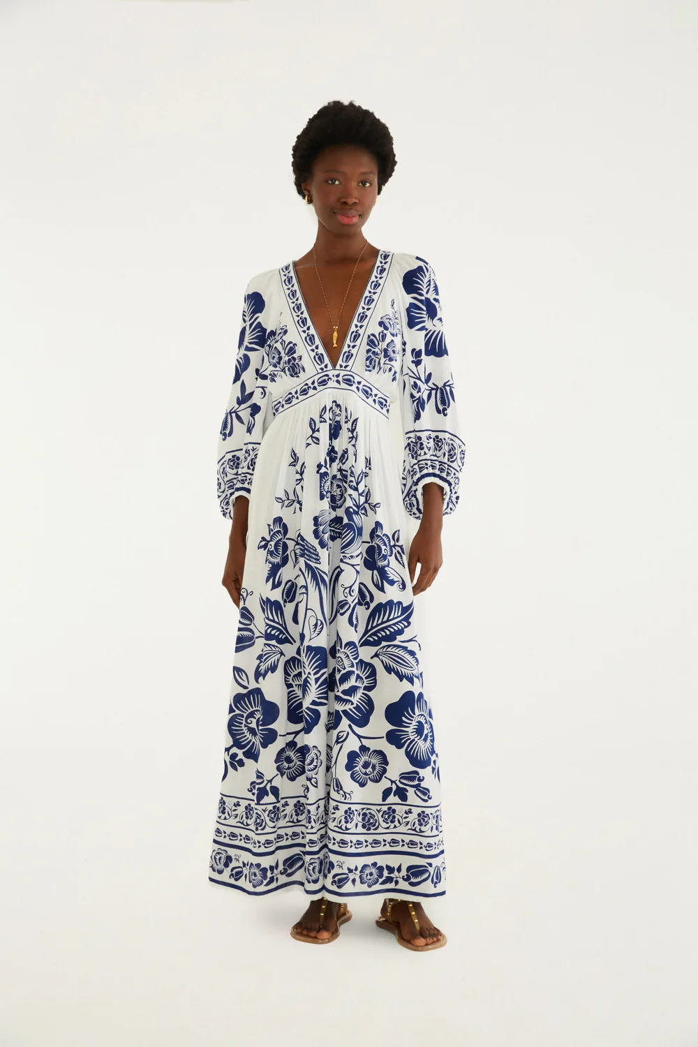 Maxi Vestido Noite De Passaro