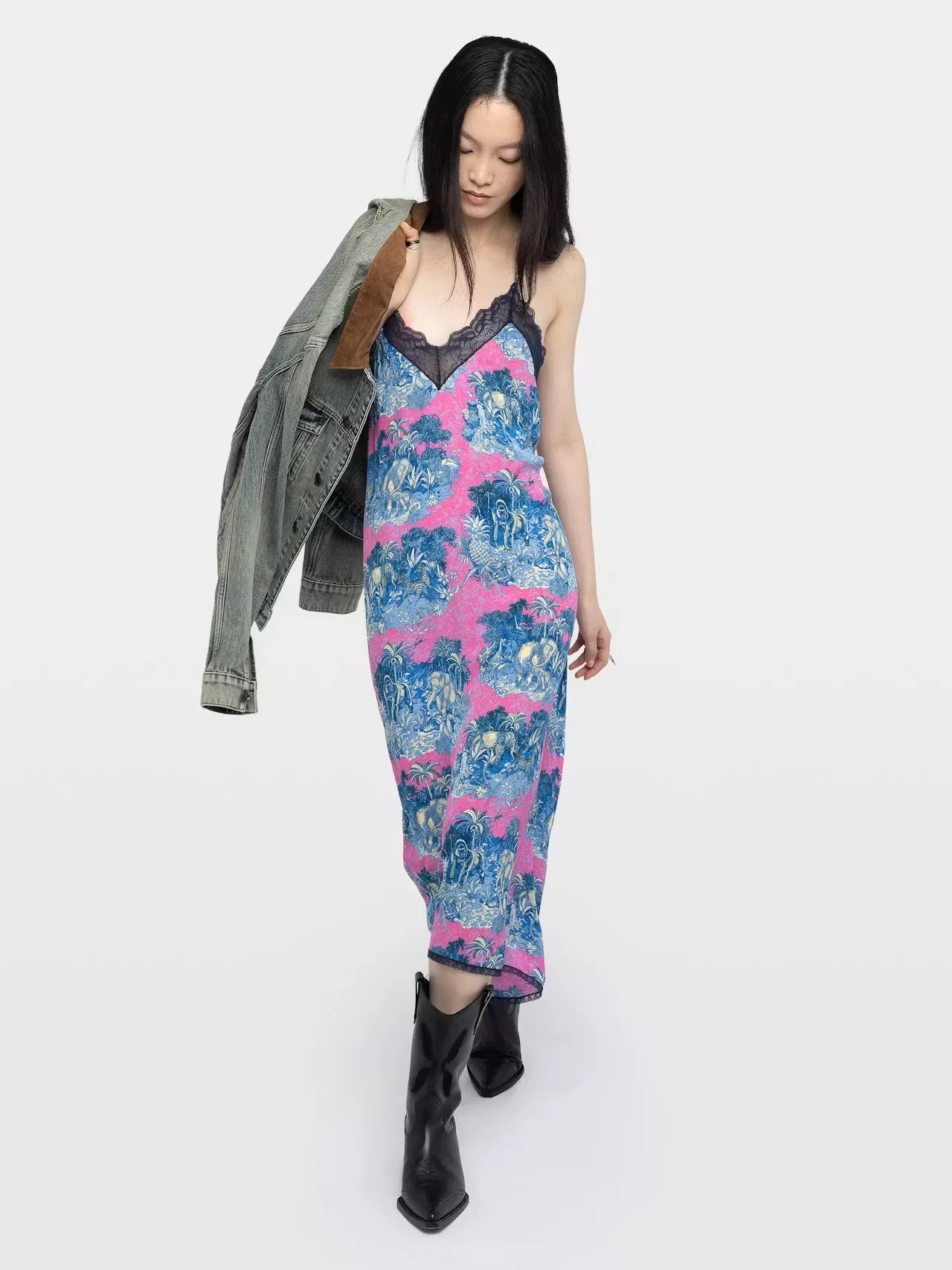 Midi Vestido Risty Smooth Wild Jungle - Image 2