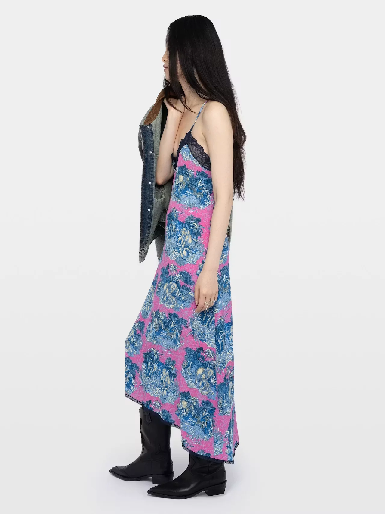 Midi Vestido Risty Smooth Wild Jungle - Image 3