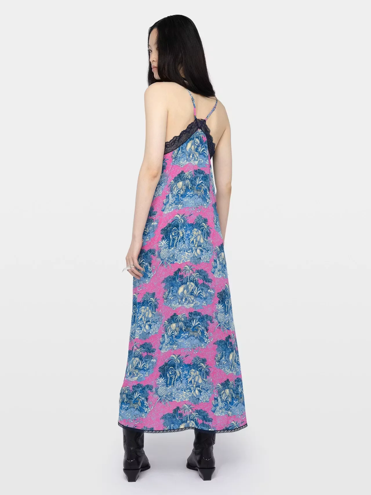 Midi Vestido Risty Smooth Wild Jungle - Image 4