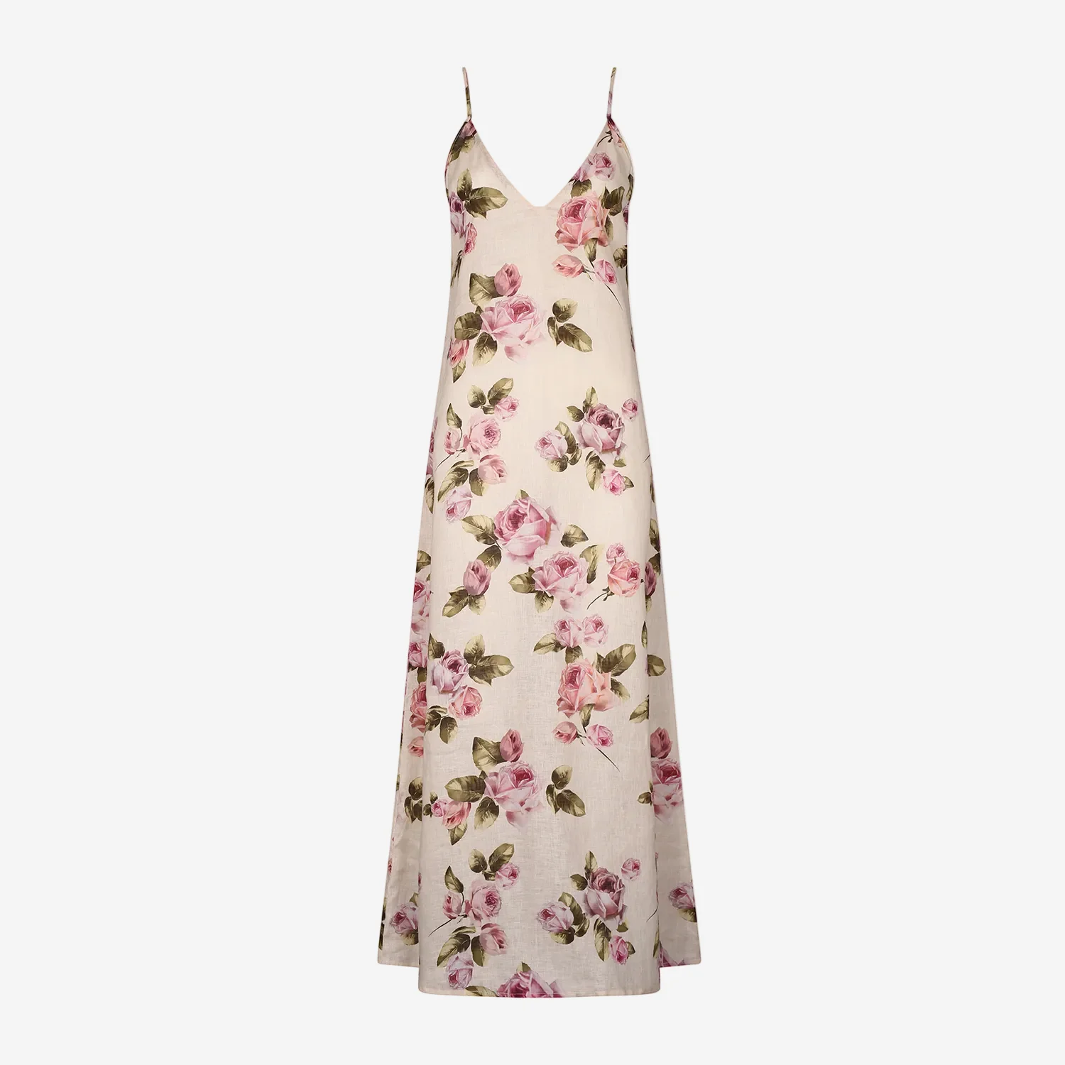 Midi Vestido Slip Rose - Image 2