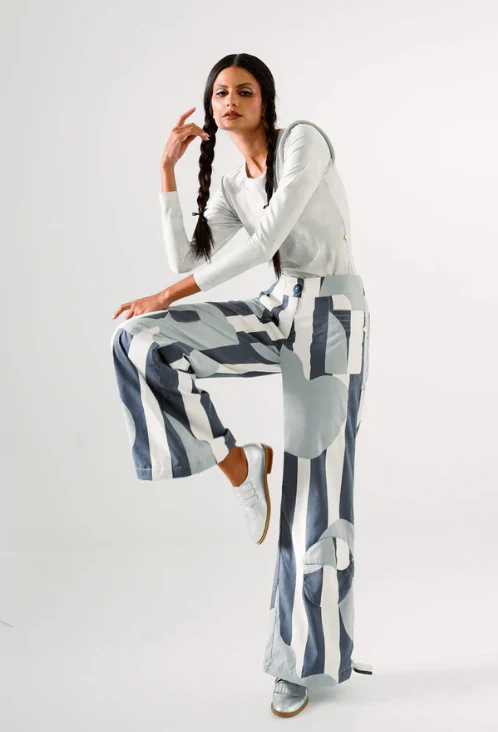 Pantalon Acrobat Stripe Trapezoida