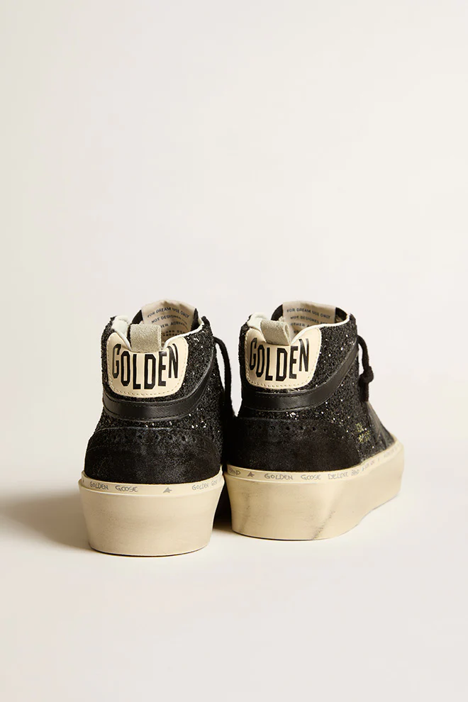 Zapatillas Golden Goose Hi Mid Star Glitter Upper Mujer - Image 3