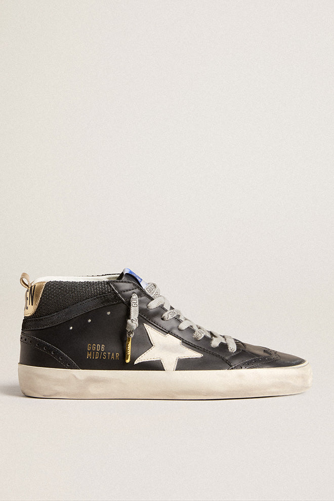 Zapatillas Golden Goose Mid Star 2Q Leath Net Star Lamn Suede Wave Mujer