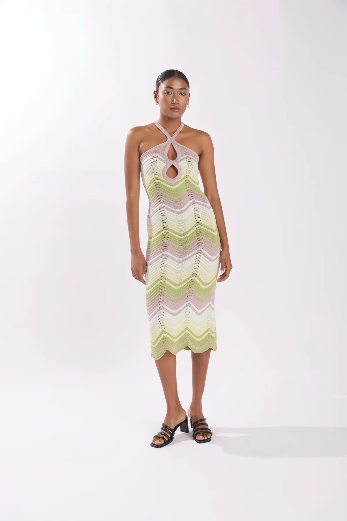 Midi Vestido Adams Burnished