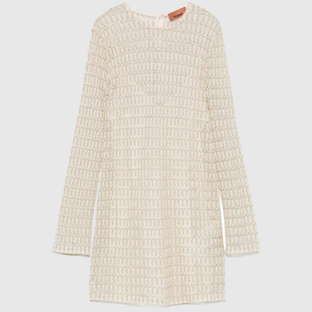 Mini Vestido De Encaje
