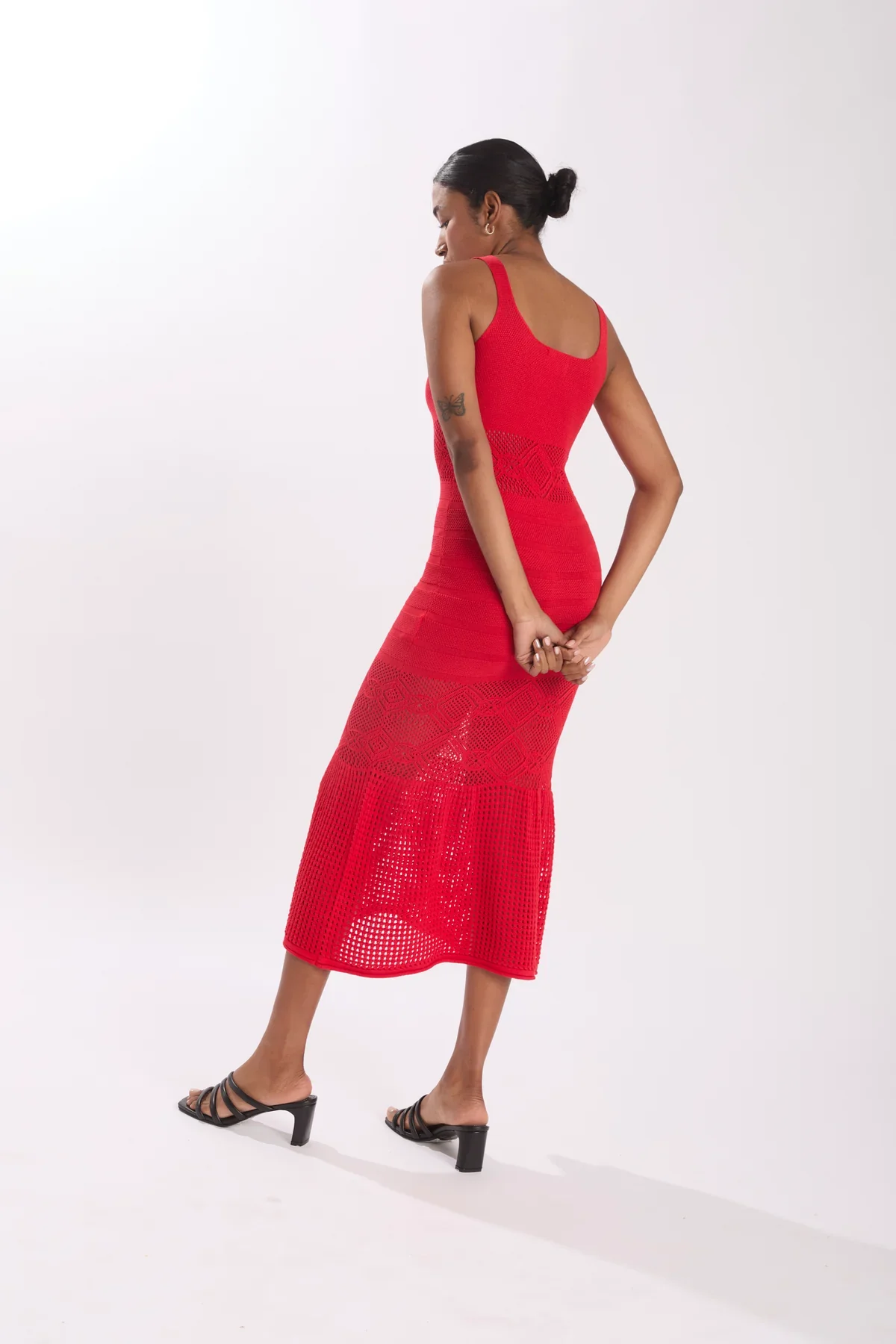 Midi Vestido Grace Cherry Tomato - Image 2