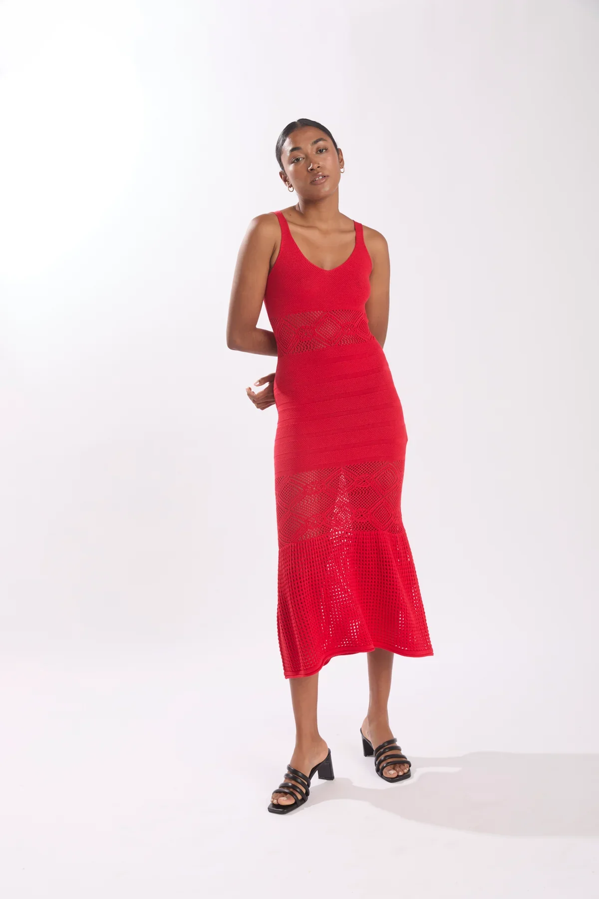 Midi Vestido Grace Cherry Tomato - Image 7