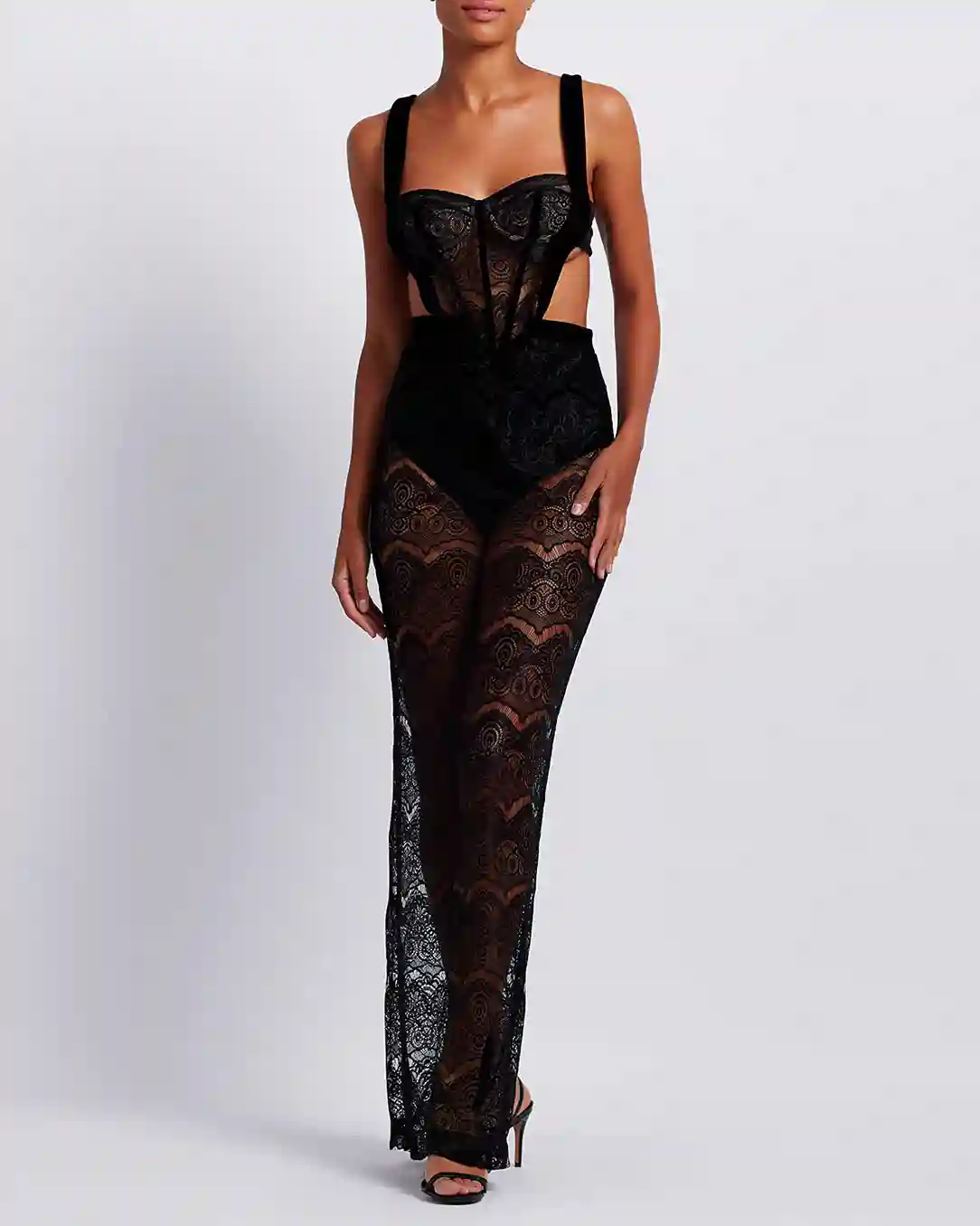Maxi Vestido Maxi Lace