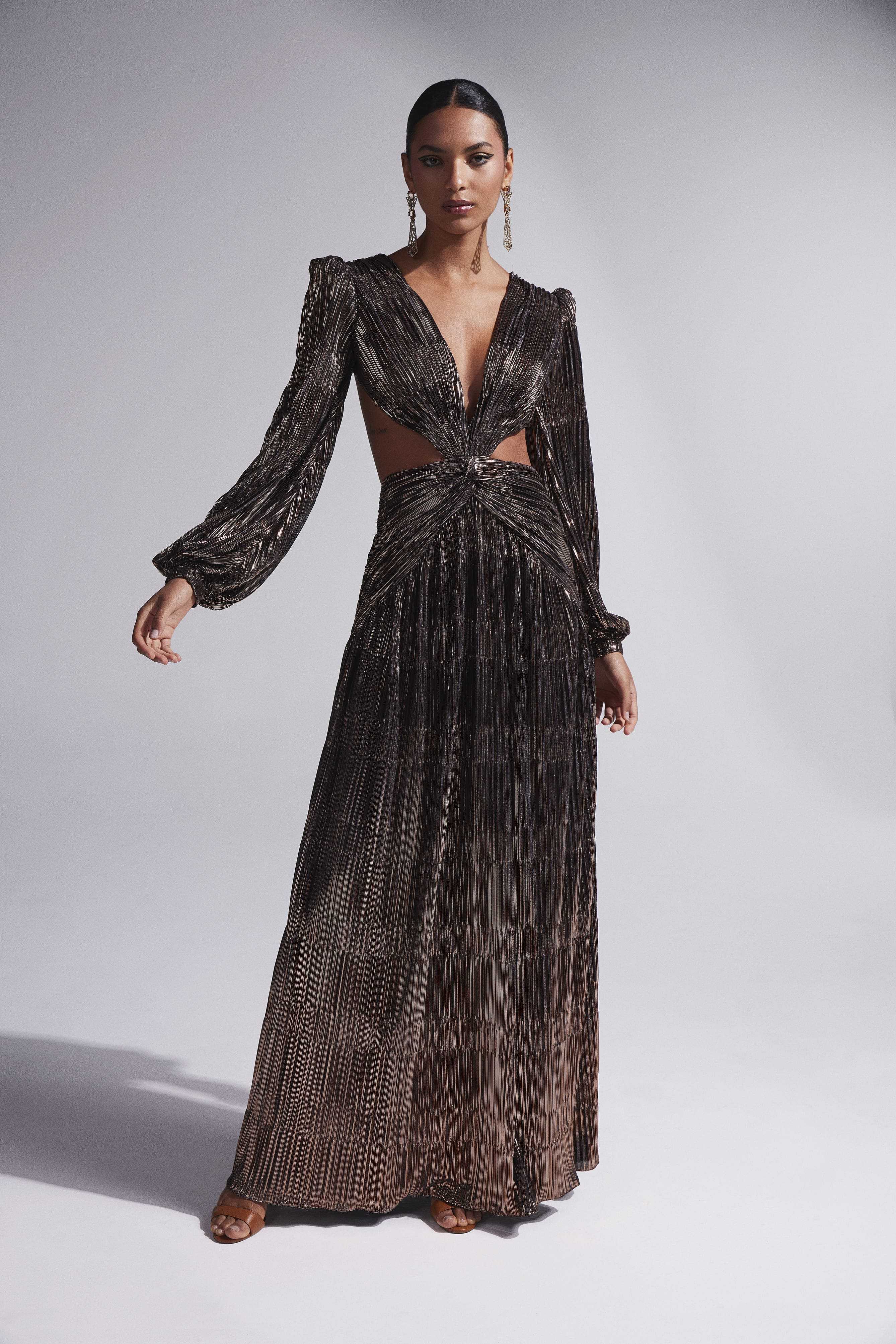 Maxi Vestido Maxi Lurex Dixie