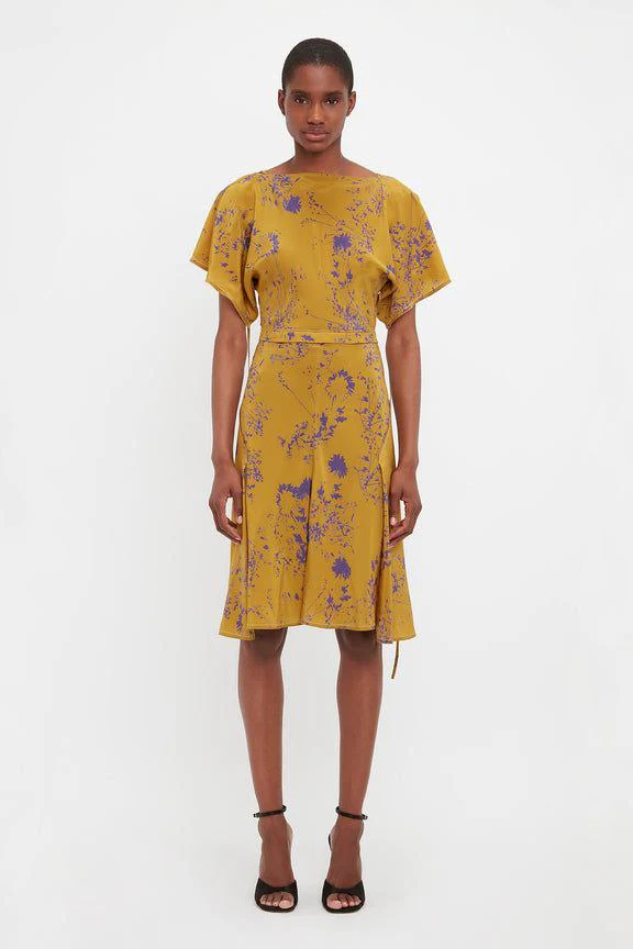 Mini Vestido Drapeado