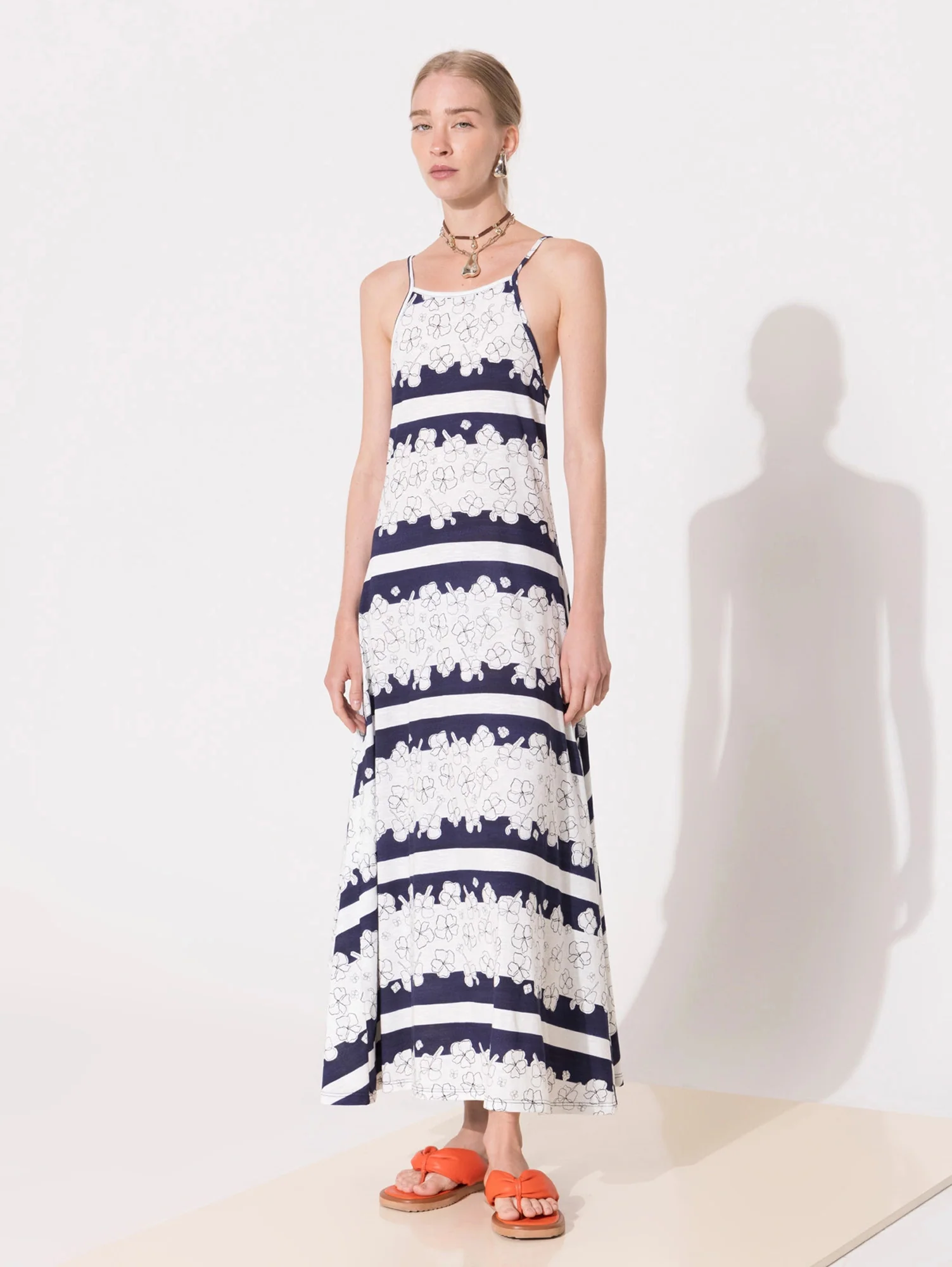 Midi Vestido Navy