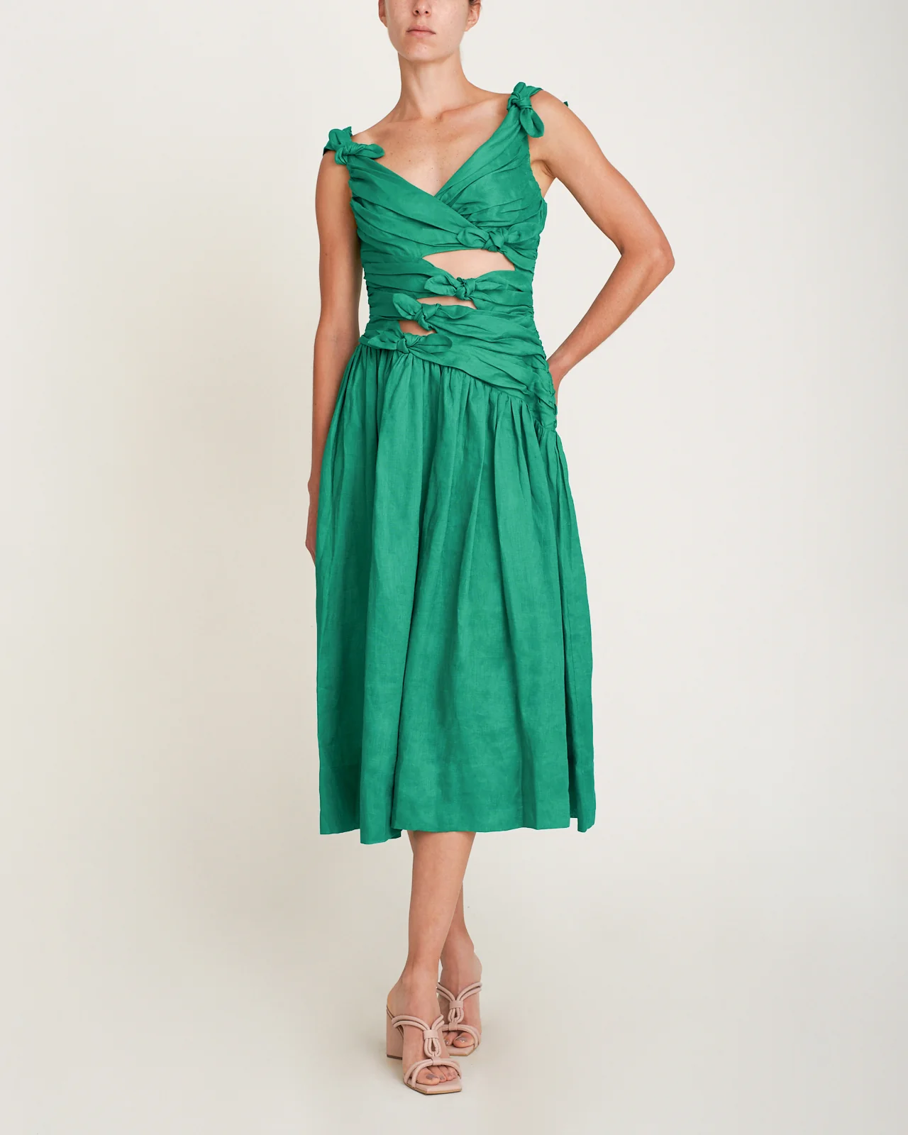 Midi Vestido Tiggy Bow