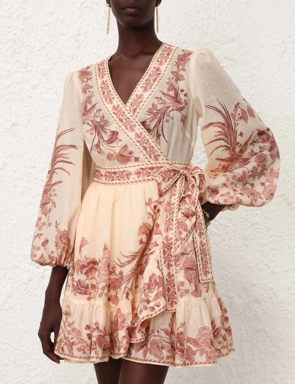 Mini Vestido Waverly Wrap