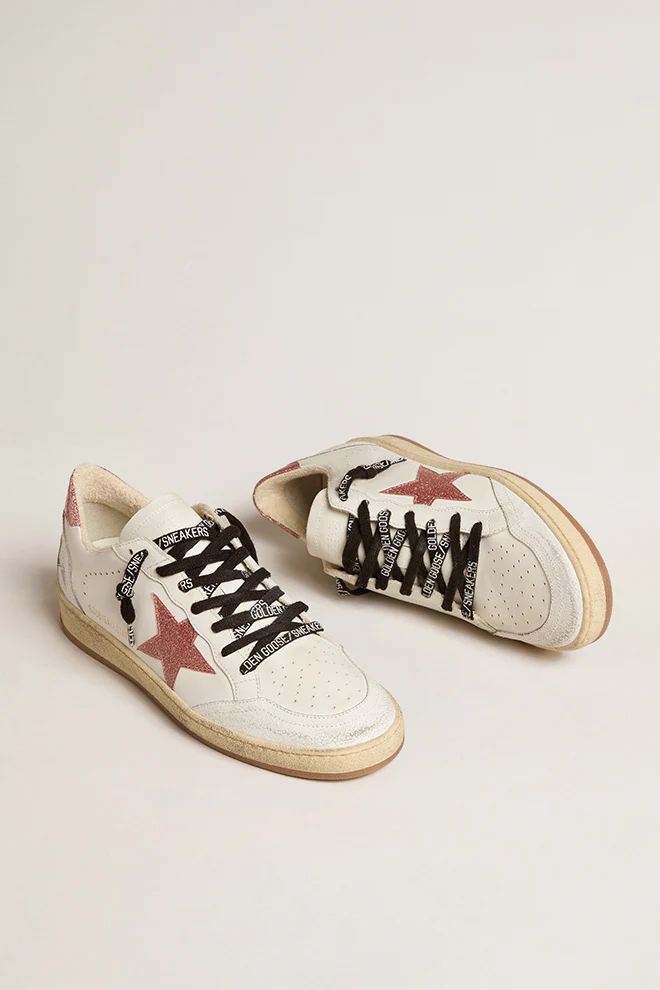 Zapatillas Golden Goose Ball Star Leather Upper Mujer - Image 2
