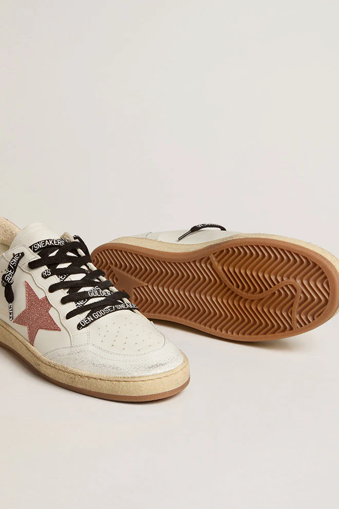 Zapatillas Golden Goose Ball Star Leather Upper Mujer - Image 3