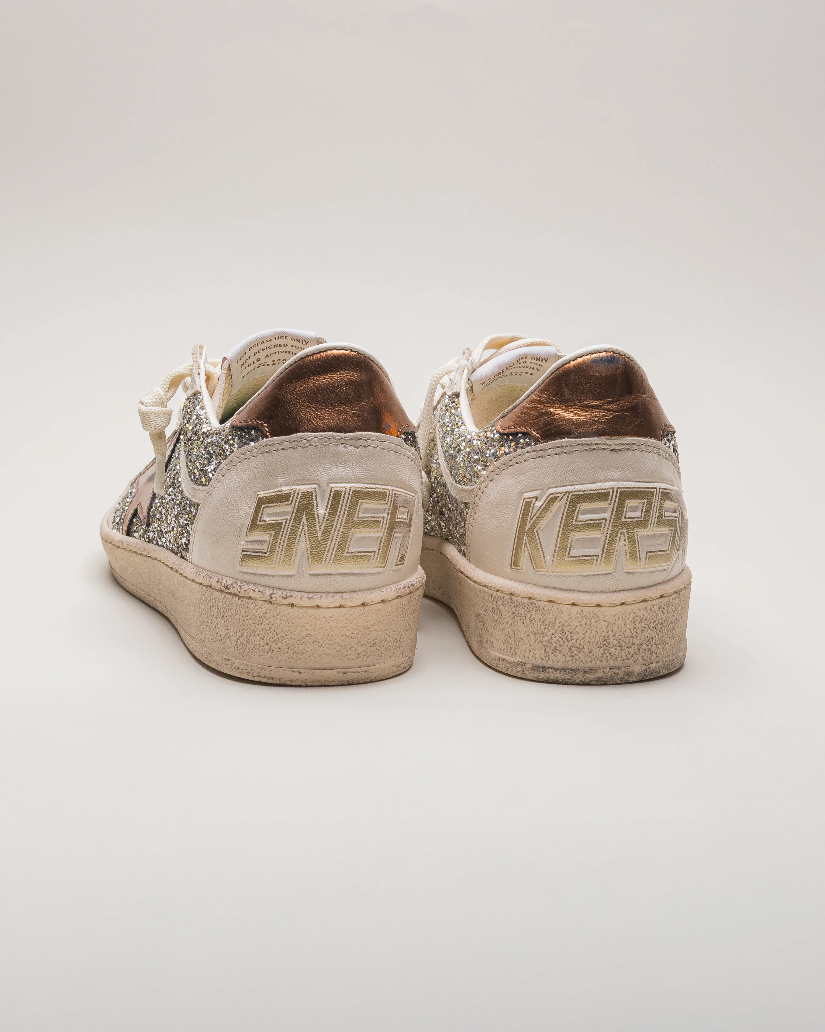 Zapatillas Golden Goose Ballstar Glitter Laminated Star And Heel Mujer - Image 6
