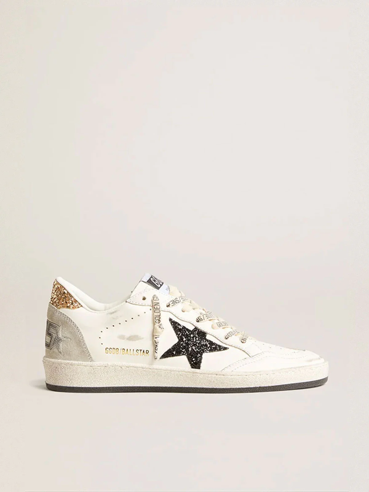 Zapatillas Golden Goose Ballstar Leather Glitter Star Suede Spur Mujer