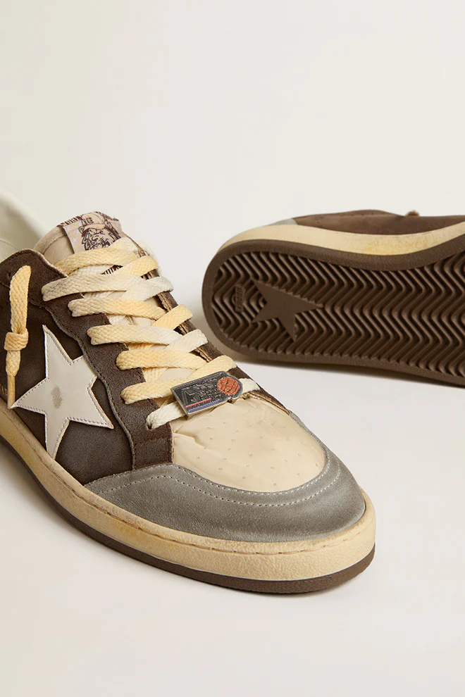 Zapatillas Golden Goose Brown "Ball Star" Hombre - Image 3
