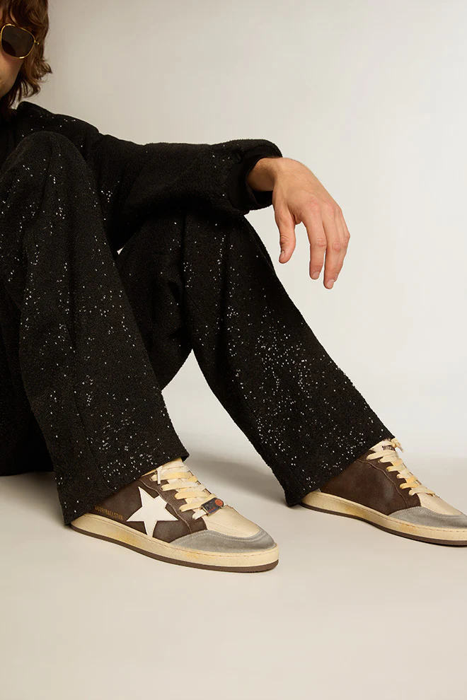 Zapatillas Golden Goose Brown "Ball Star" Hombre - Image 4