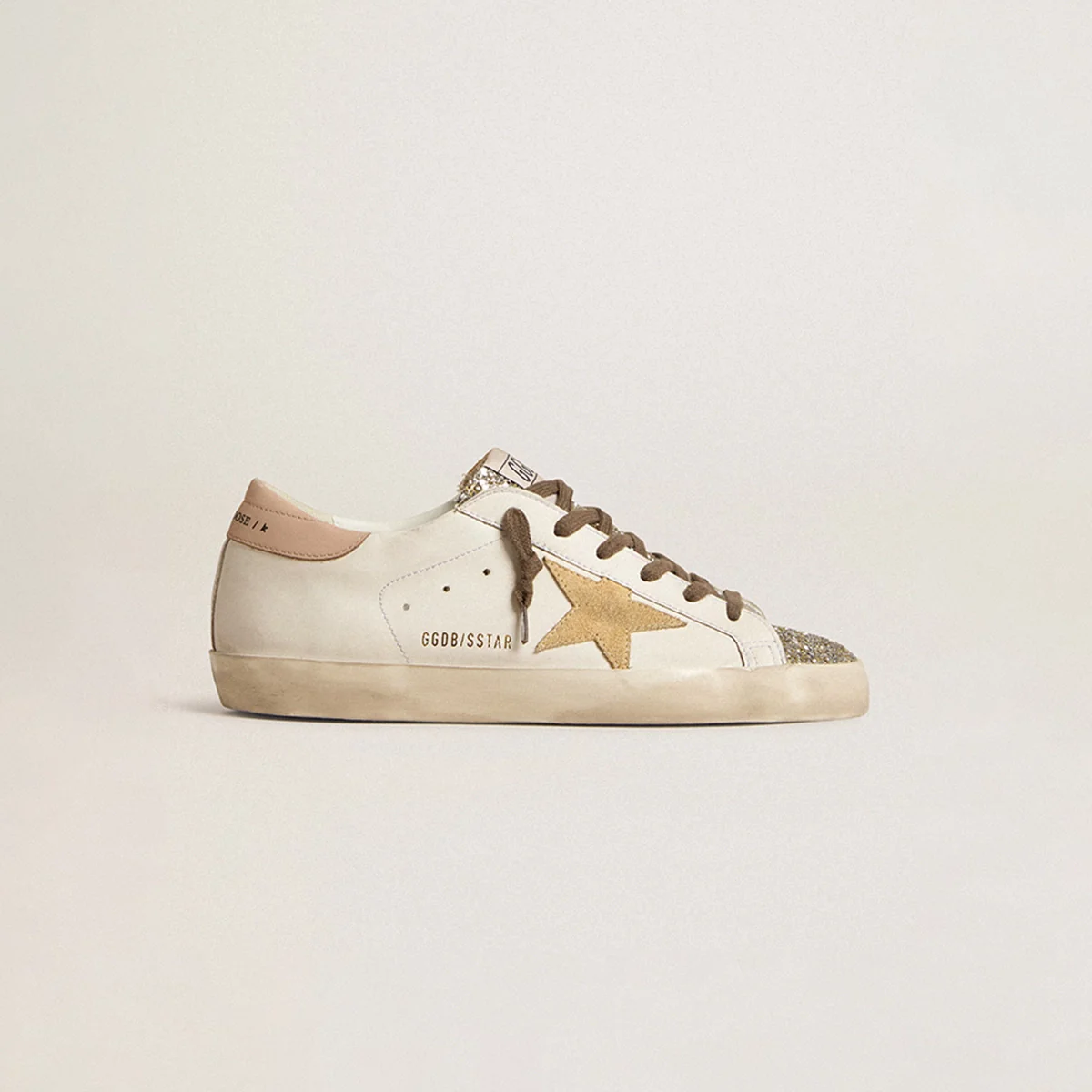 Zapatillas Golden Goose Super Star Biobase Glittr Suede Star Leath Mujer